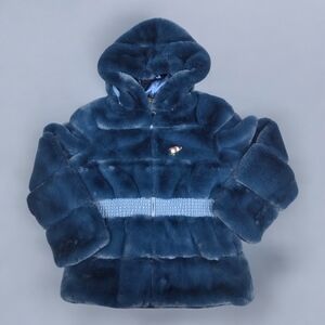 Aratta Blue Faux Fur Jacket Sm/med PTP20